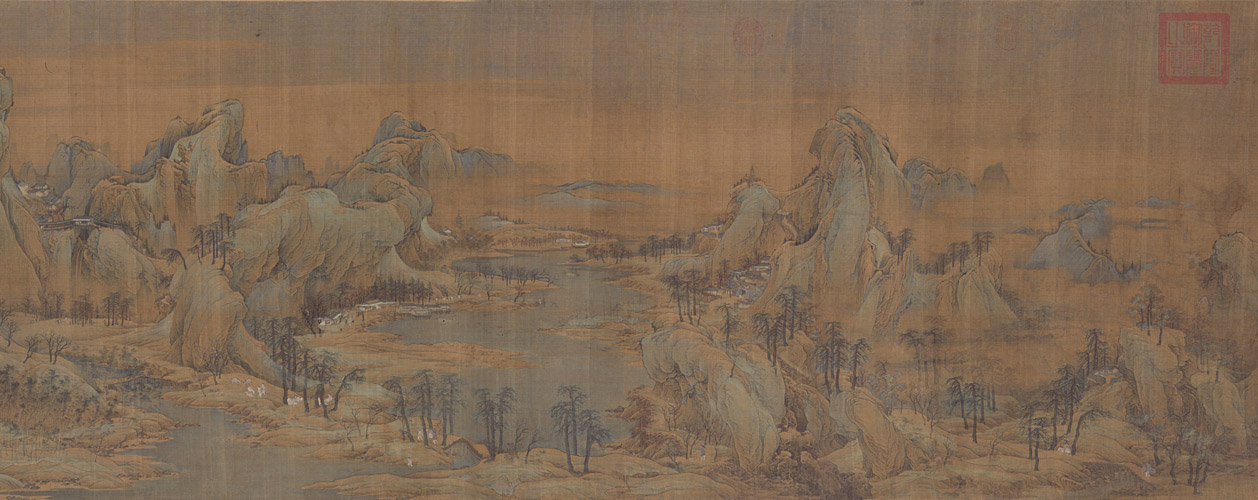 图片[1]-Autumn Scenery of Zhao Boju’s Rivers and Mountains-China Archive